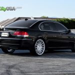 BMW 750 Staggered Rims Varro VD15 Silver Wheels