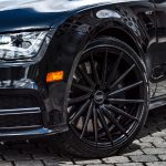 Audi S7 22 inch black rims Varro VD15 Concave Staggered Rims